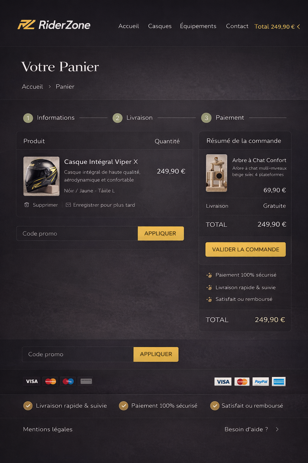 Plan Essentiel 1 —  Site 1 produit