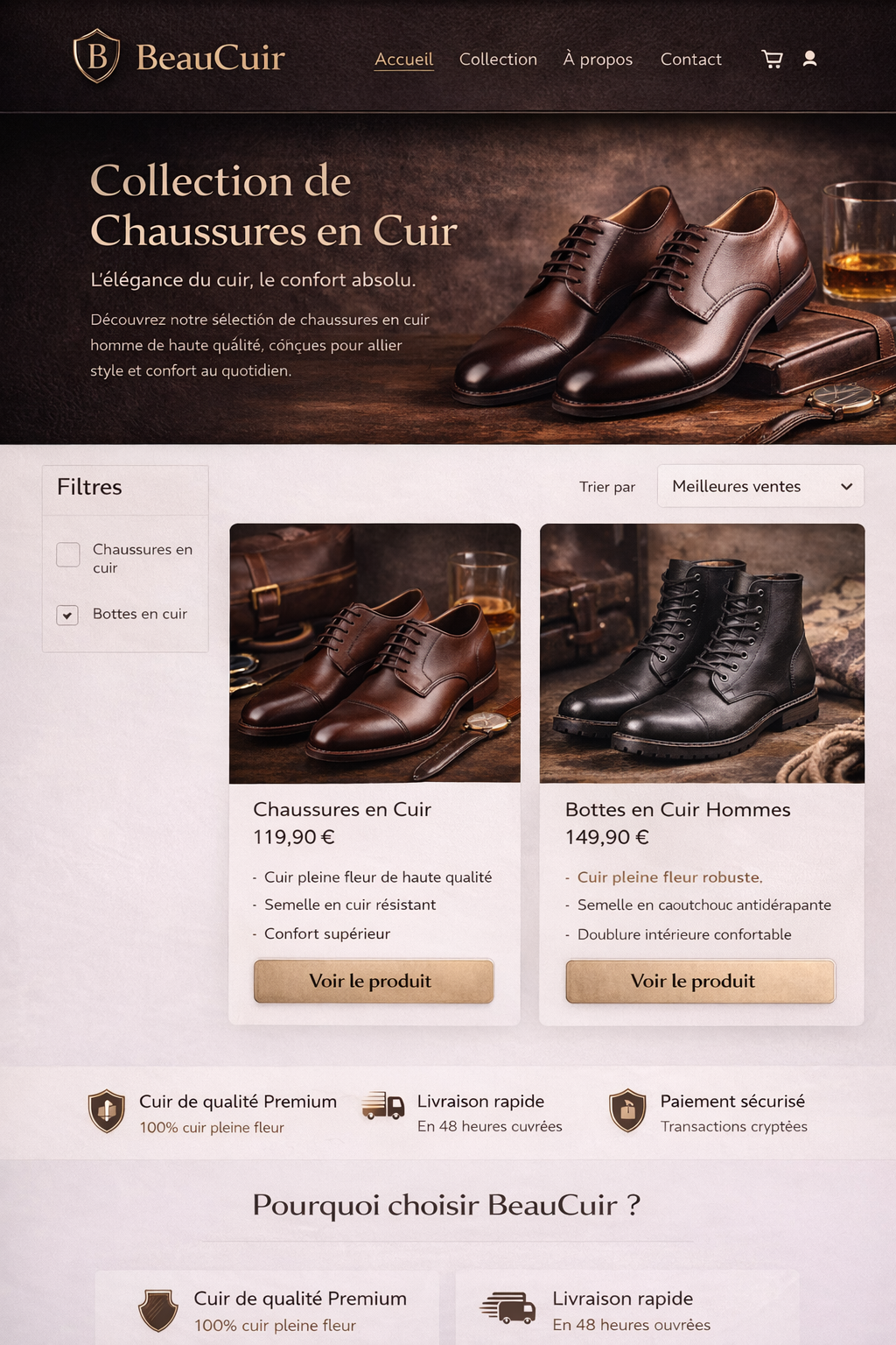 Plan Essentiel 2 —  Site 2 produits